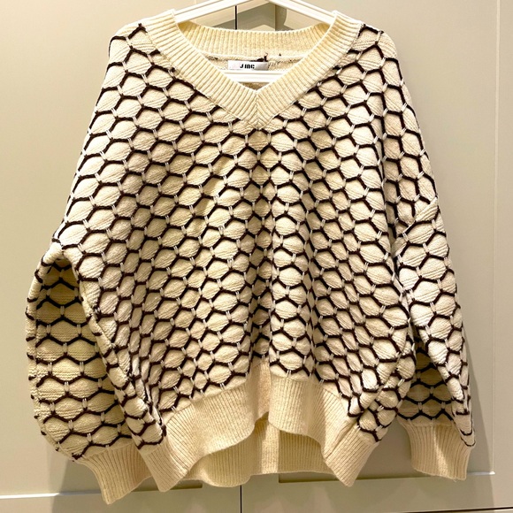 New Van Wave Mixed Sweater - S/M/ Ivory - Picture 1 of 10